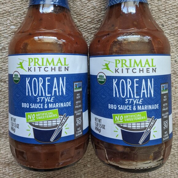 2.19 Lbs Primal Kitchen ORGANIC Keto Paleo Korean Style BBQ Sauce Marinade - Picture 2 of 4